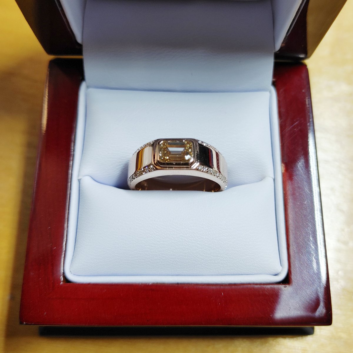 Ring: 1.03 Fancy Brown-yellow Flawless, Rose Gold, and more